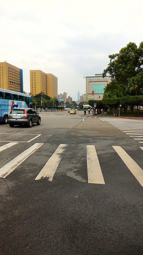 総統府付近から台北101