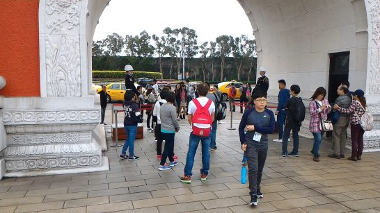 忠烈祠衛兵交代式３